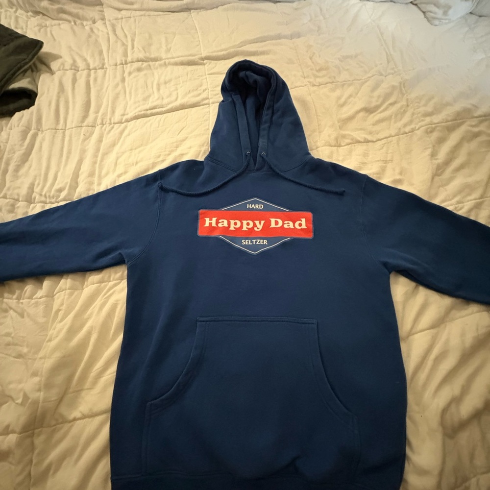 Blue Happy Dad hoodie